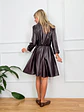 Tropea Leather Dress Plum 56723 - thumbnail 3