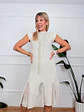 Nocino Ribbed Dress Beige 0293  - thumbnail 4