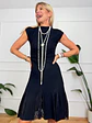 Nocino Ribbed Dress Black 0293 - thumbnail 5