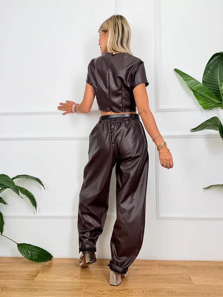 Napoli Leather Set Plum 38108  3