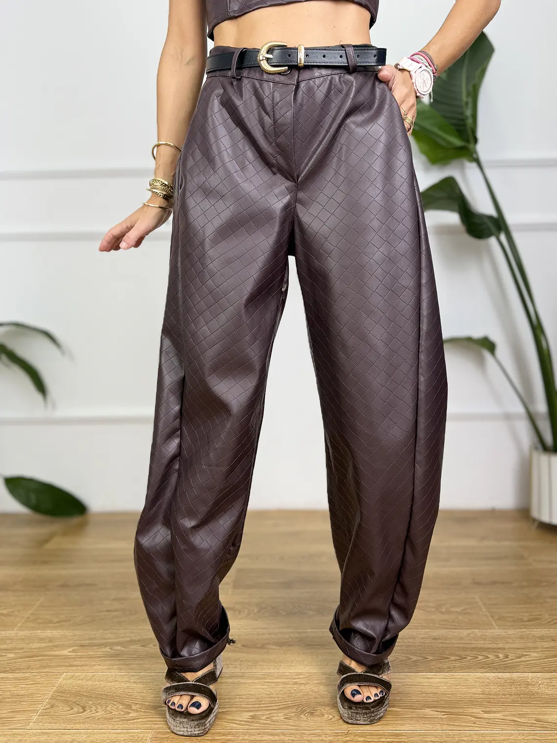 Napoli Leather Set Plum 38108  5