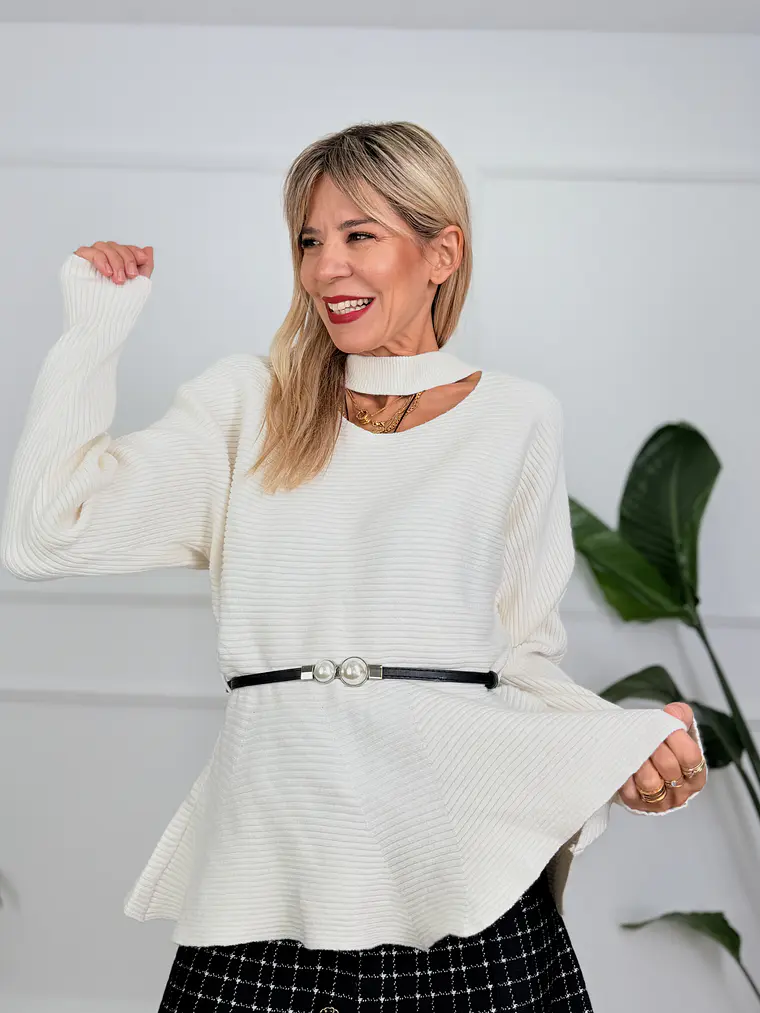 Warsaw Sweater Ivory 6779 1
