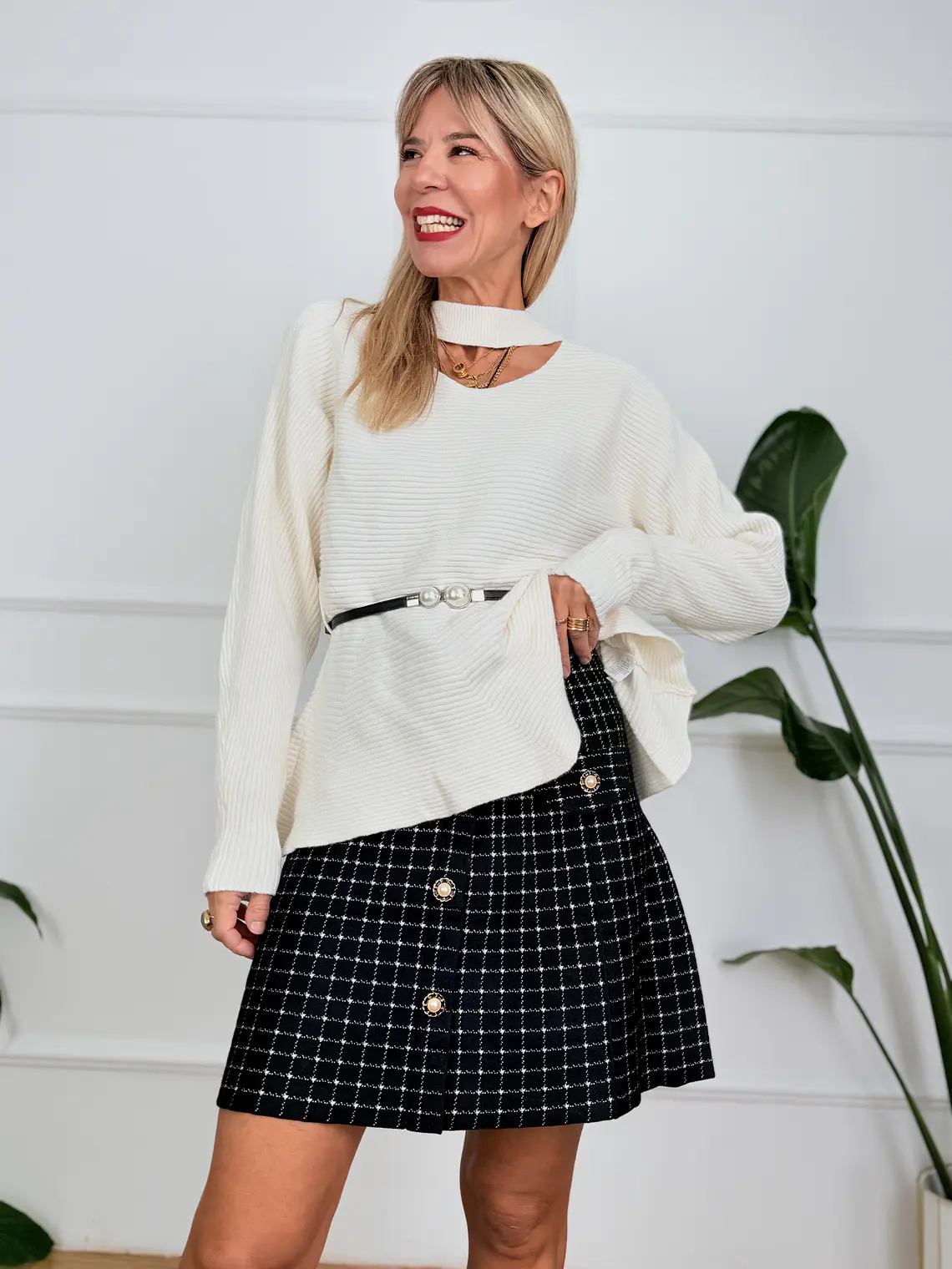 Warsaw Sweater Ivory 6779 5