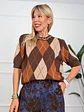 Rhona Argyle Sweater Brown 2233 - thumbnail 1