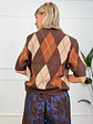 Rhona Argyle Sweater Brown 2233 - thumbnail 4