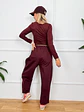 Lander Blouse Wine 3970  - thumbnail 4
