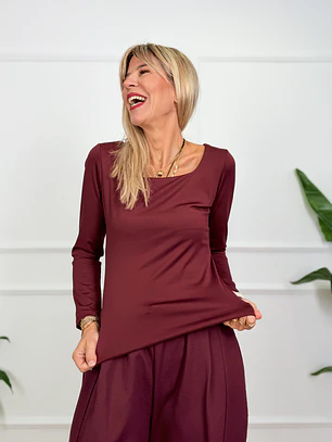 Lander Blouse Wine 3970 