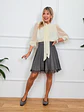 Basile Skirt Mouse Grey 7003 - thumbnail 3