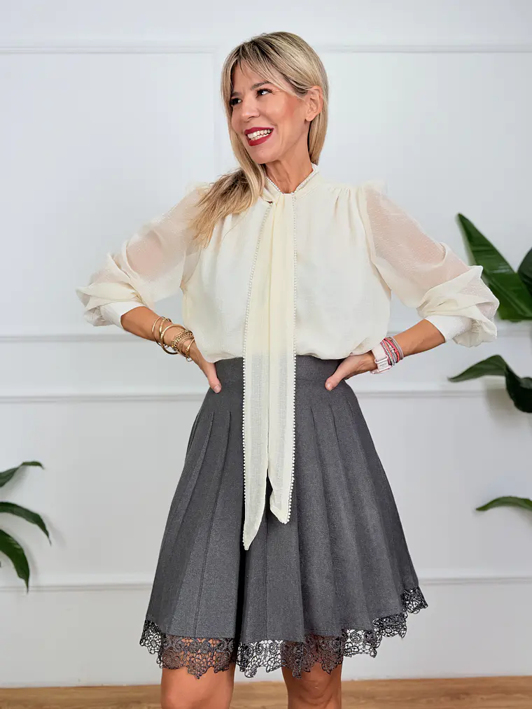 Basile Skirt Mouse Grey 7003 1