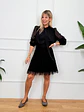 Basile Skirt Mouse Black 7003 - thumbnail 3
