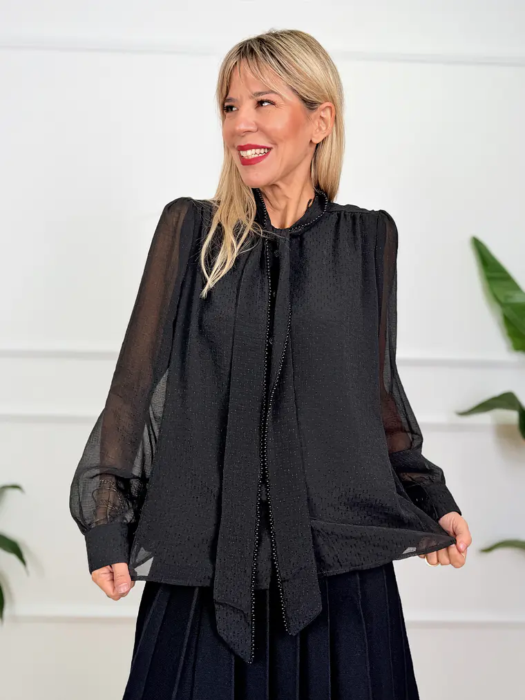 Knokke Shirt Black MSX016  1