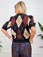 Rhona Argyle Sweater Black 2233  - thumbnail 5