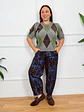Rhona Argyle Sweater Grey 2233 - thumbnail 2