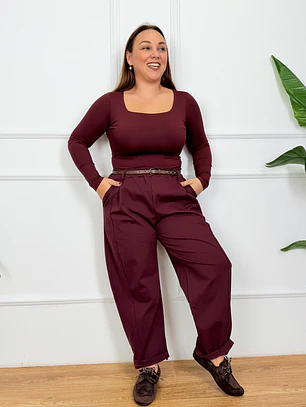 Brest Pants Wine FL9967  
