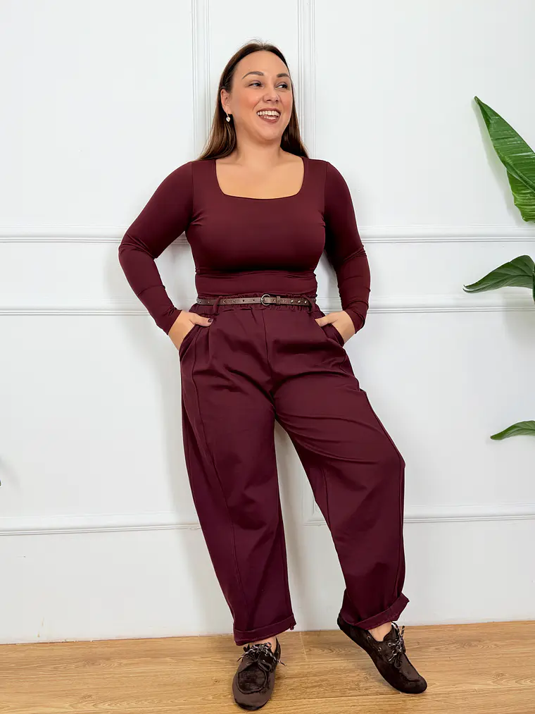 Brest Pants Wine FL9967   2