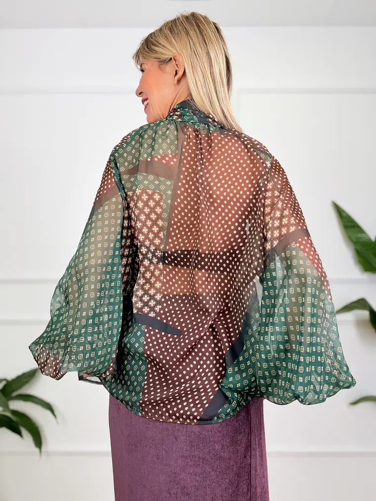 Zwin Blouse Pine 4220 5