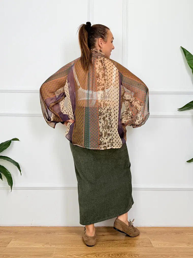 Zwin Blouse Beige 4220 5