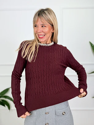 Saga Sweater Berry 5590  