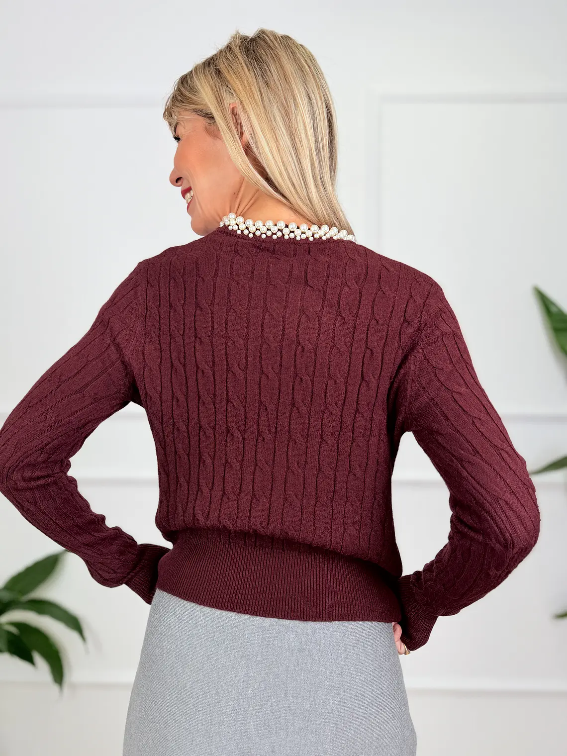 Saga Sweater Berry 5590   4