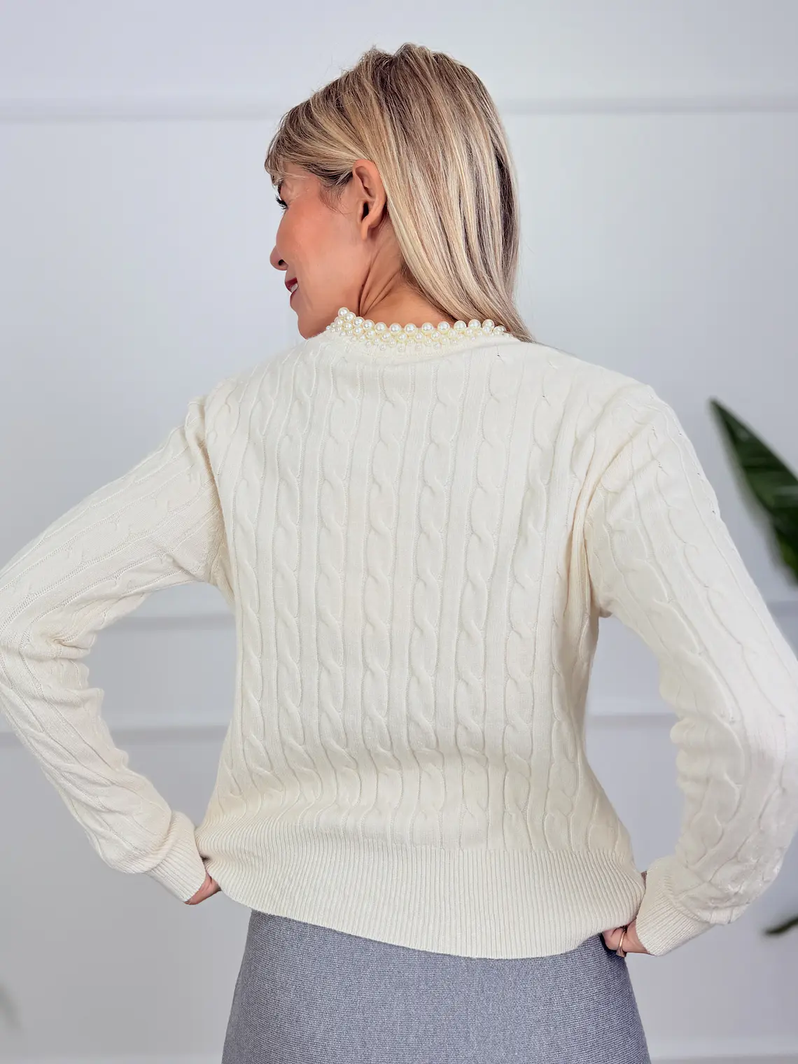 Saga Sweater Ivory 5590  4