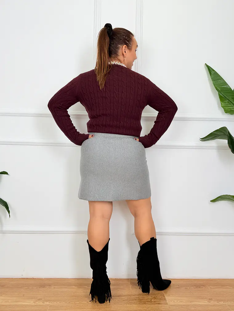 Saga Sweater Berry 5590   5
