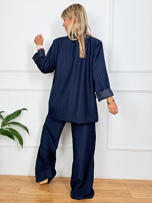 Greta Garbo Suit 14463 Blue