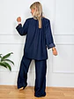 Greta Garbo Suit 14463 Blue - thumbnail 2