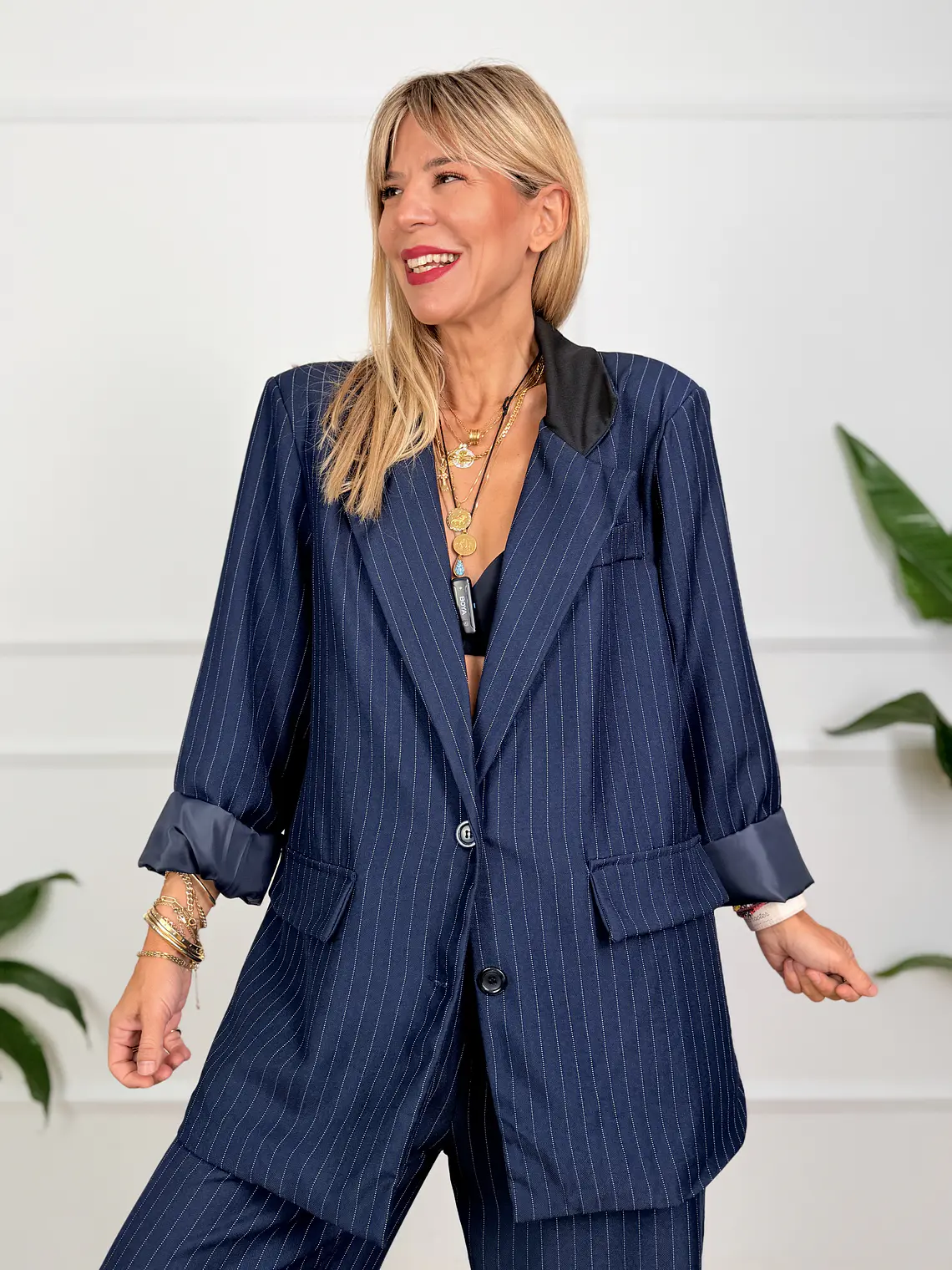 Greta Garbo Suit 14463 Blue 4