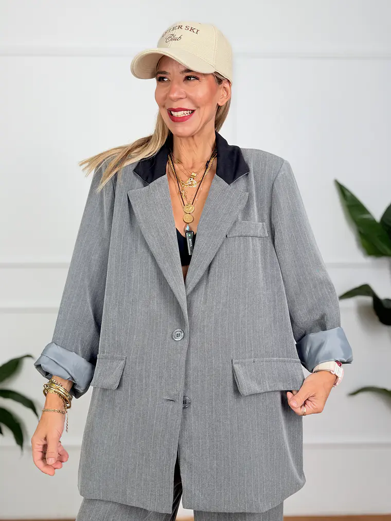 Greta Garbo Suit 14463 Grey 5