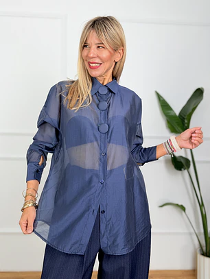Carmelo Shirt Blue 10071  