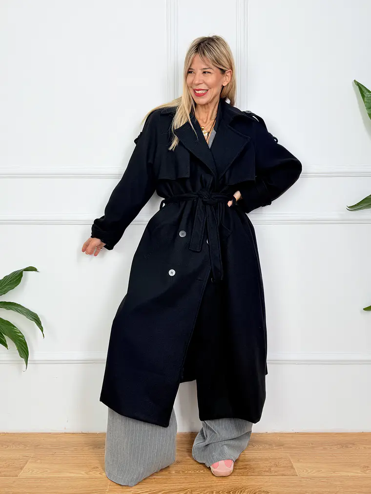 Neveser Coat 5280016 Black   2