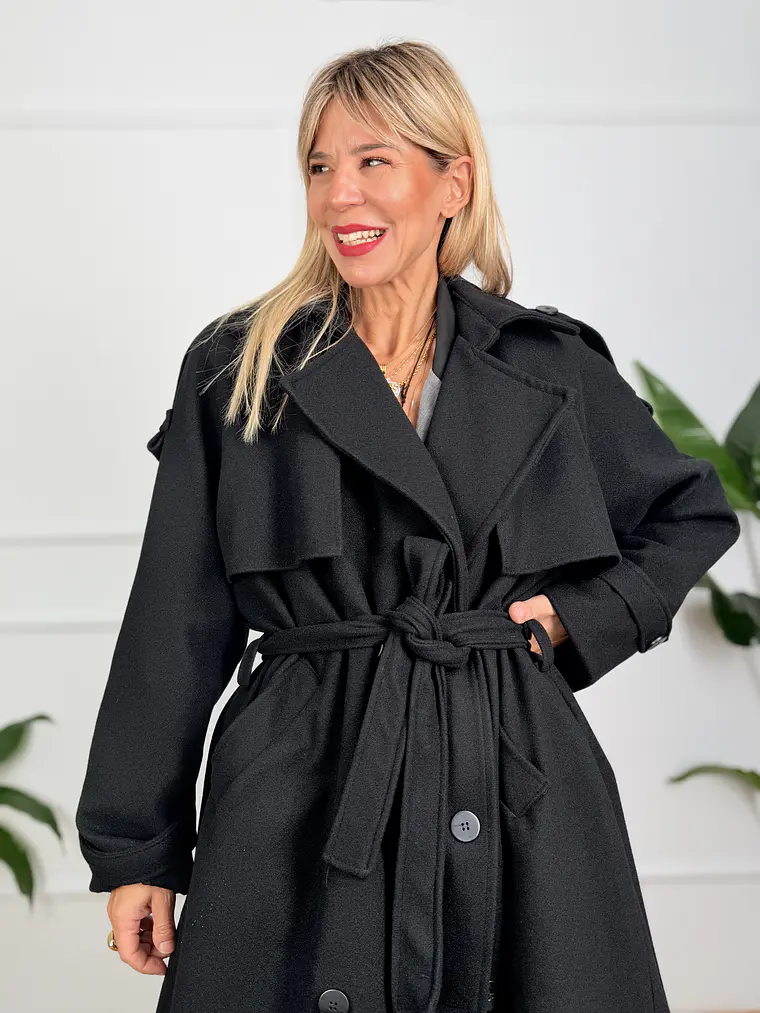 Neveser Coat 5280016 Black   6