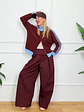 Ace Cardigan 515512 Burgundy/Sky - thumbnail 2