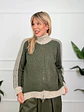 Ace Cardigan 515512 Pine/Beige - thumbnail 2