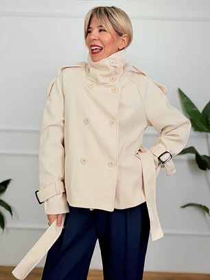 Emblyn Coat 800226 Ivory
