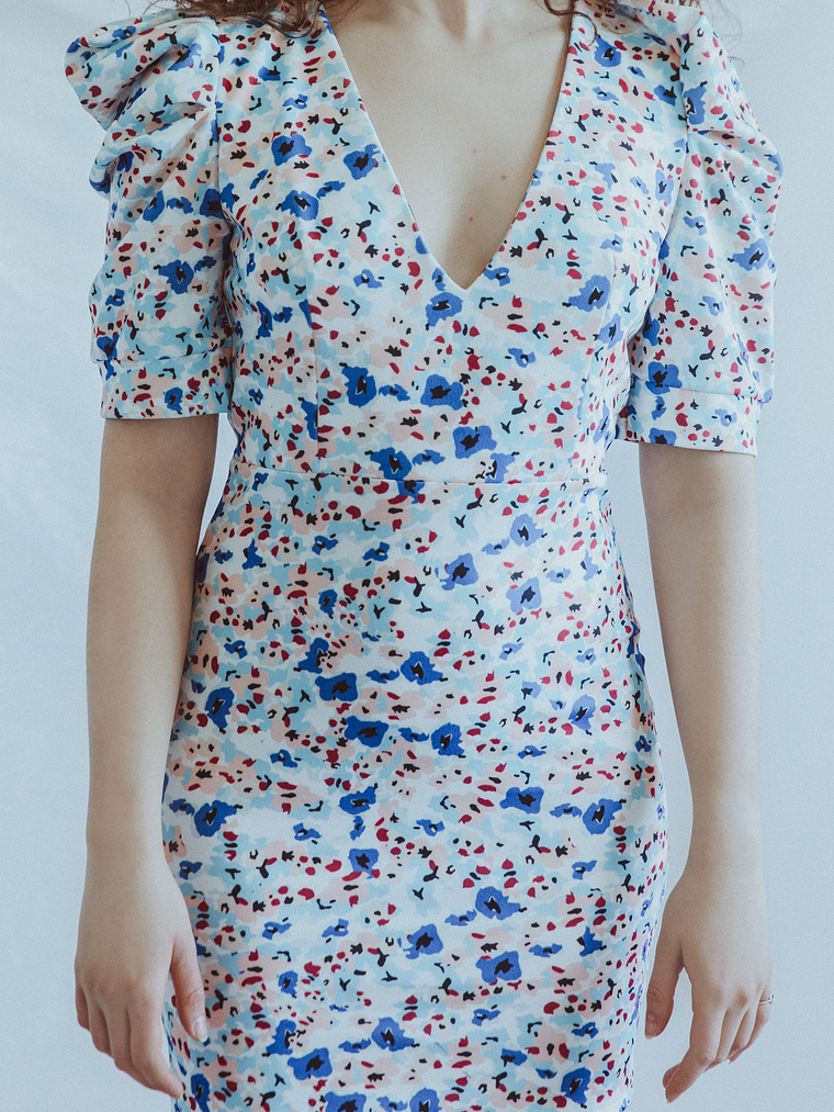 Mairina Blue Dress 3