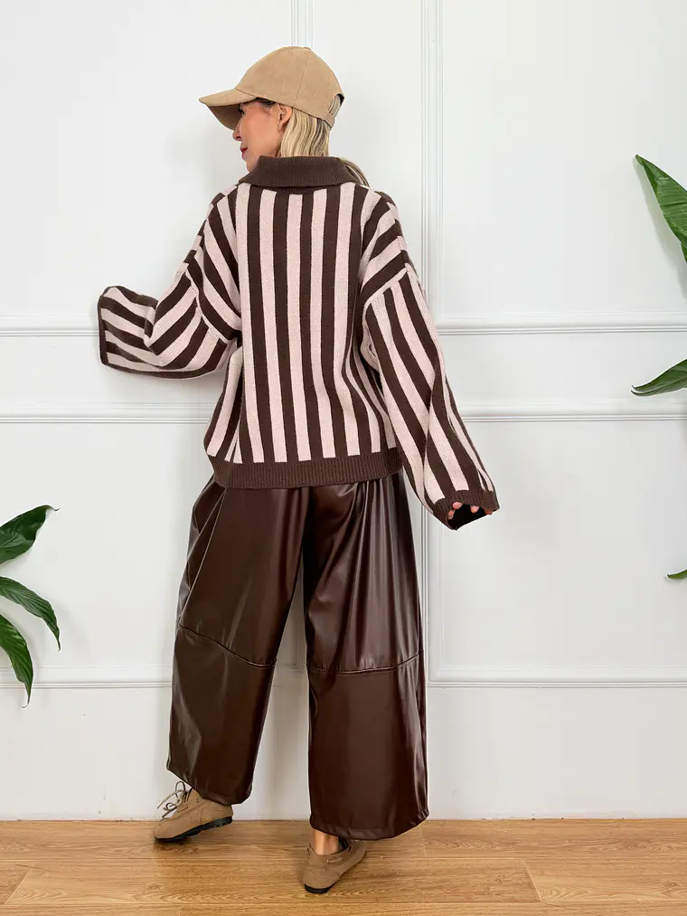 Wraith PU Zip Cullotes 8106 Pecan 2