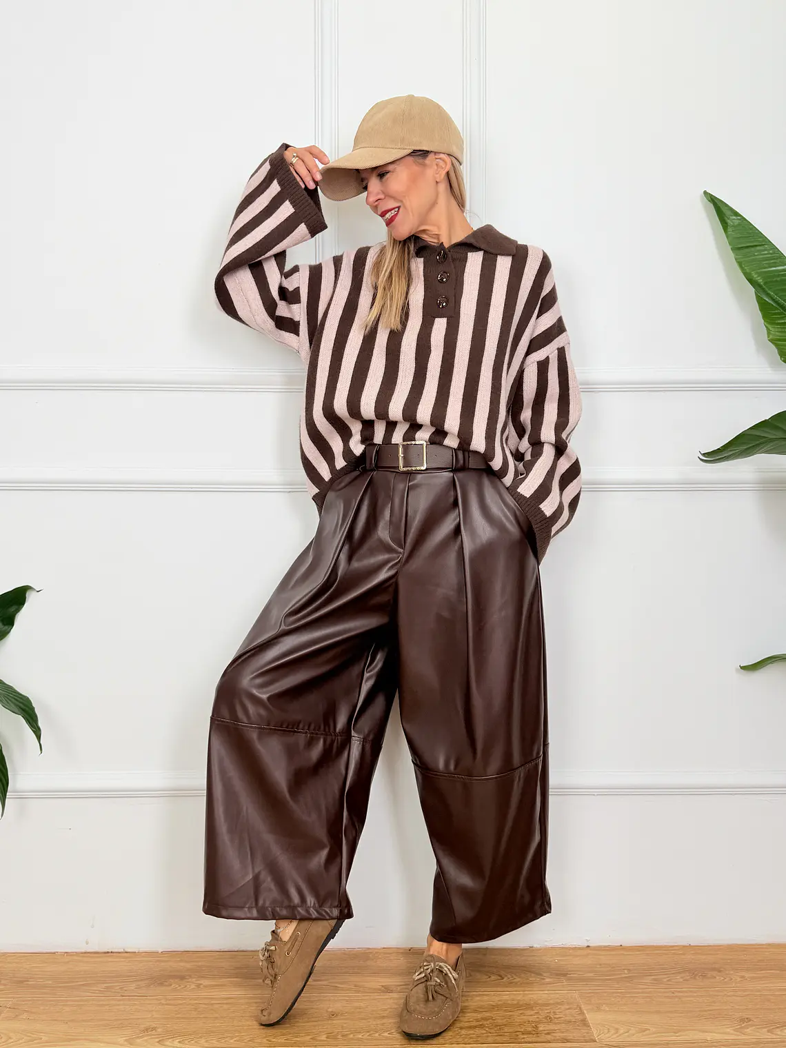 Wraith PU Zip Cullotes 8106 Pecan 3