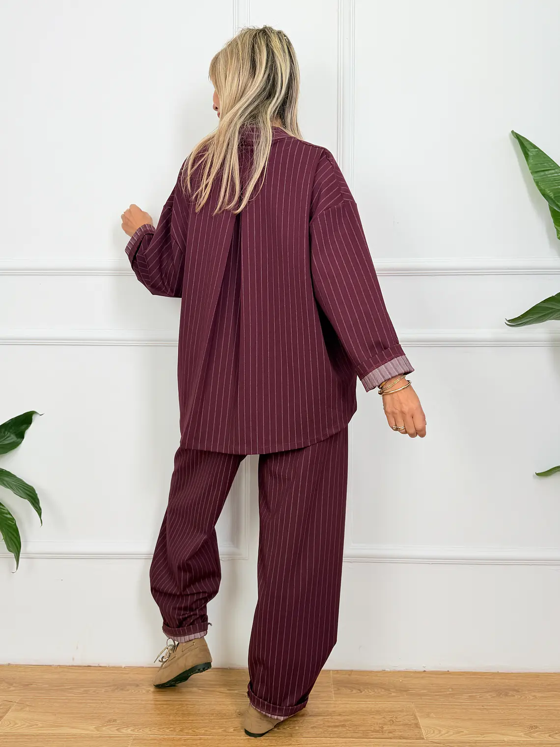 Filippo Suit 26230  Burnt Burgundy  2