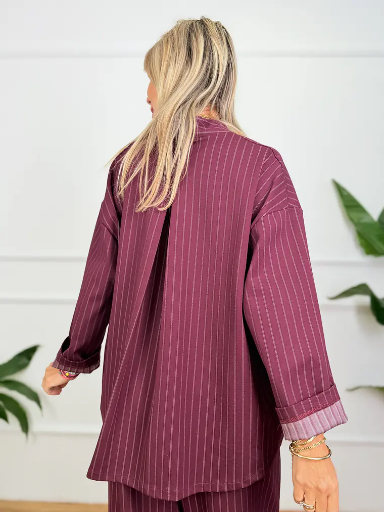 Filippo Suit 26230  Burnt Burgundy  4