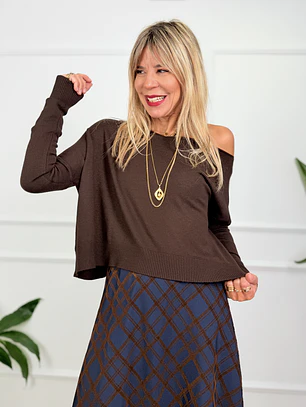 Star Anise Blouse Brown 52087 
