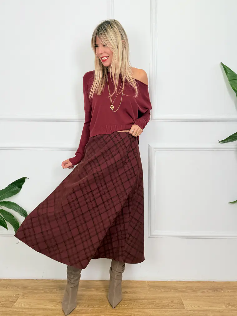Star Anise Blouse Burgundy 52087  3