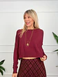 Star Anise Blouse Burgundy 52087  - thumbnail 1