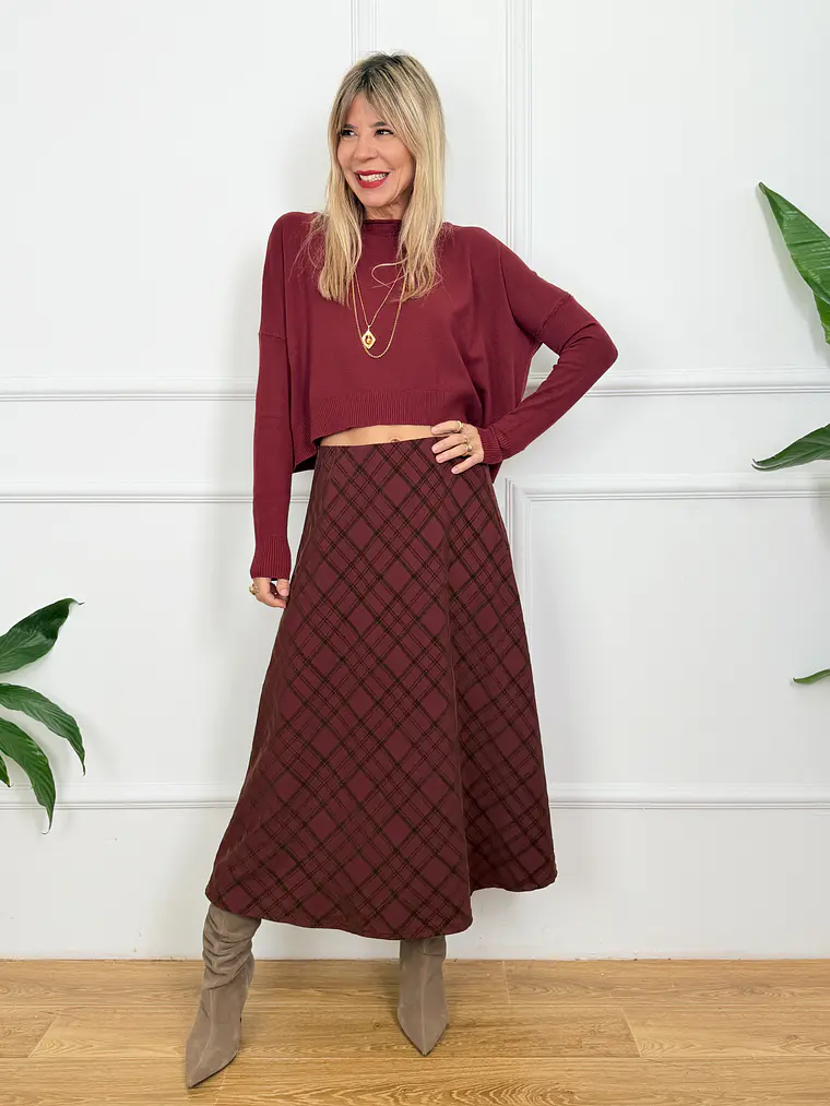 Arnaut Skirt Wine 531166  1