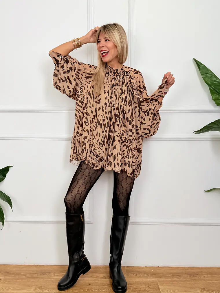 Cloves Blouse Beige 5582  2