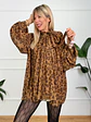 Cloves Blouse Brown 5582 - thumbnail 1