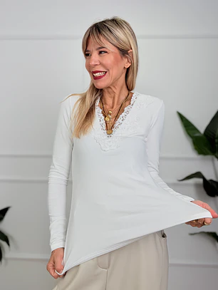 Chalet Blouse White 16779  