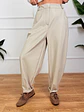 Overcast Leather Pants Ivory 6209  - thumbnail 4