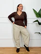 Chalet Blouse Brown 16779 - thumbnail 3