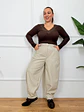 Chalet Blouse Brown 16779 - thumbnail 2